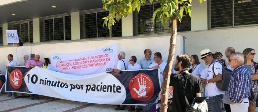 Imagen de la primera protesta celebrada el pasado 4 de julio denunciasmm