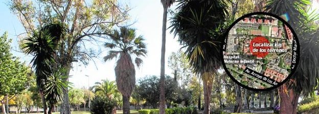 Terrenos del centro de innovación social La Noria, donde está previsto construir el hospital PARQUEMAL