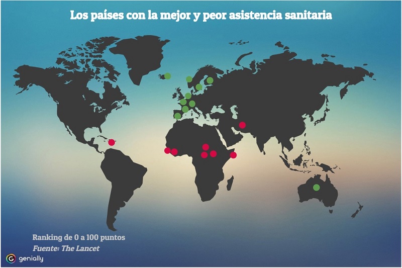 Día Mundial de la Salud: Los países con mejor cobertura sanitaria PMYPAS