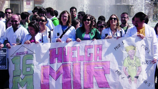 Los MIR se han puesto en el foco mediático por sus protestas ante lo que consideran una degradación del sistema. HUELGAMIR